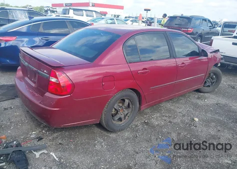 2006 Chevrolet Malibu Lt из США, поврежденный, VIN 1G1ZT51896F236130
